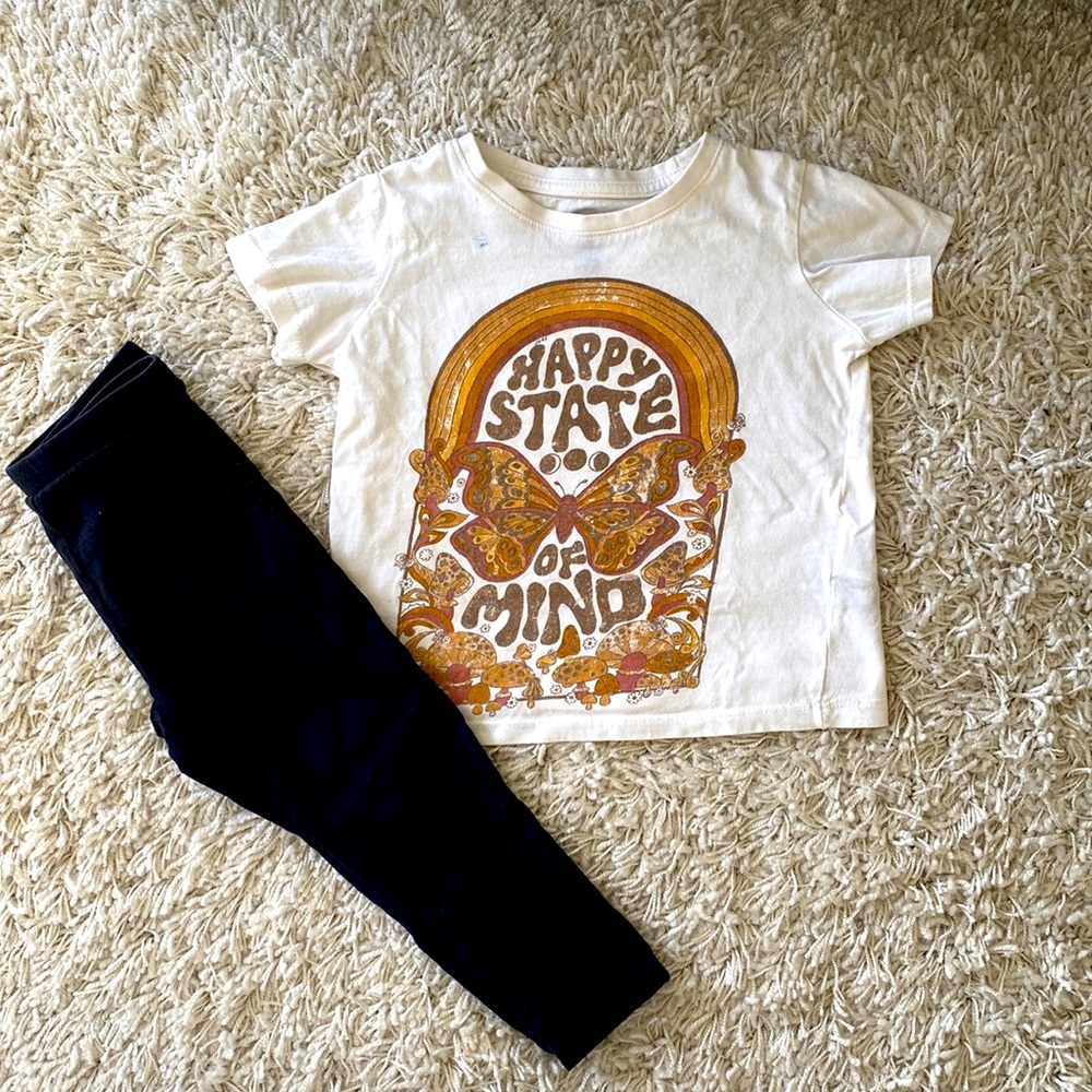 Toddler tshirt and legging set